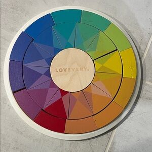 Lovevery Colorful Wooden Puzzle for Kids